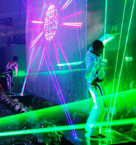 laser man show     