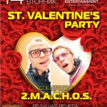 ��������������� �������� city entertainment - 14 02 2012 - st valentines party with 2 m a c h o s