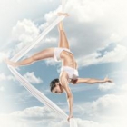 duet skies - aerial silk