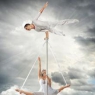 duet skies-revolving pole act